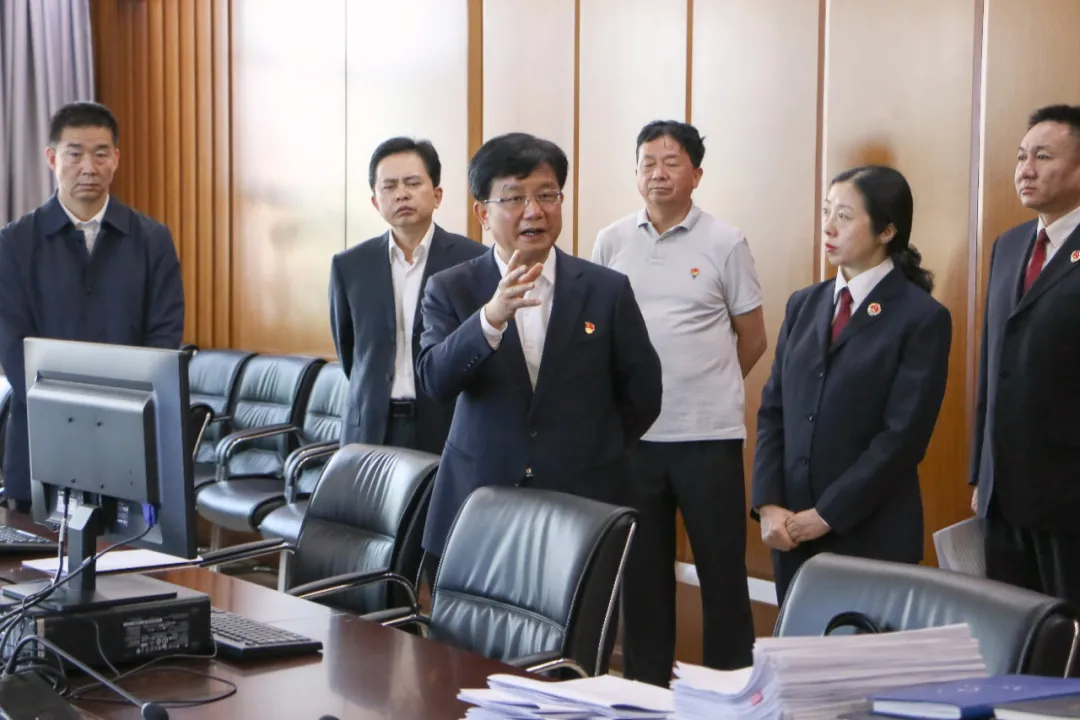 楚雄州委书记杨斌到州检察院调研督导政法队伍教育整顿工作