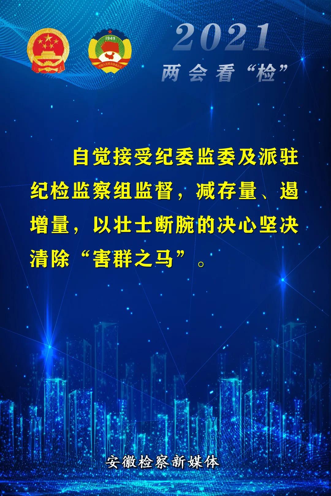 18個金句“看”安徽省人民檢察院工作報告