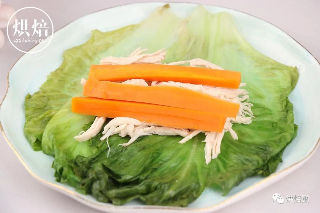 掉稱生菜雞肉捲熱量老低了吃飽飽也無負擔