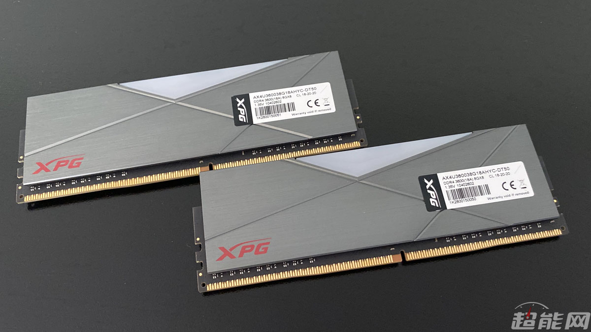 XPG 龙耀D50 DDR4-3600内存评测：外观帅气 超频潜力可观
