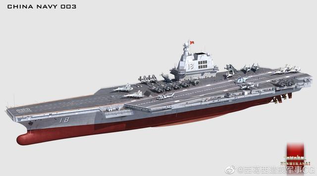 历史终将记住这一刻，我军最新航空母舰即将上
