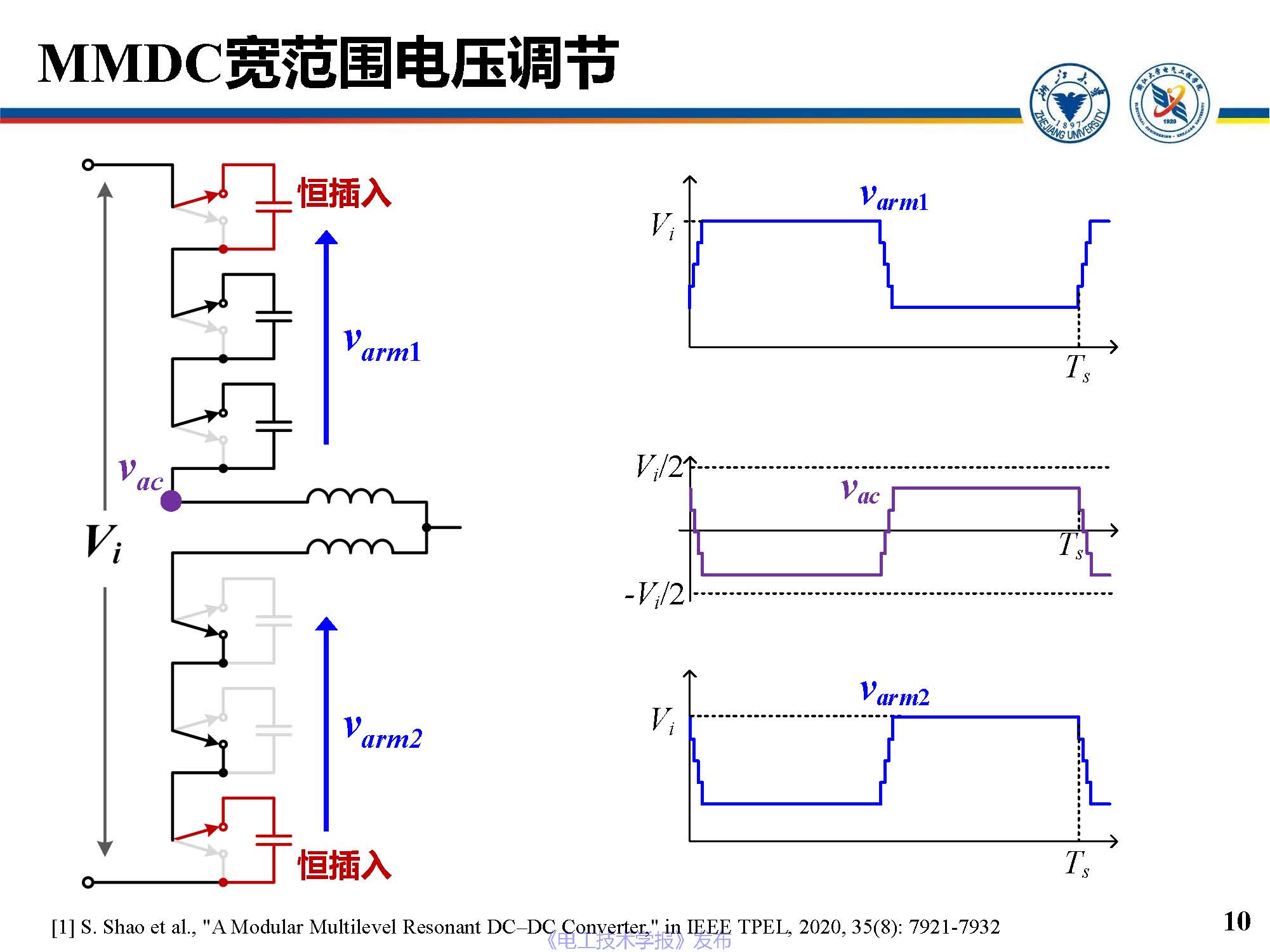 浙江大学邵帅 副教授：模块化多电平直流变换器