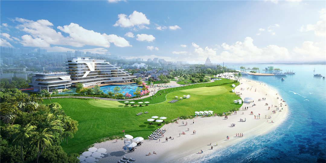 防城港市大健康和文旅产业重点项目威壮·滨海文旅康养项目开工