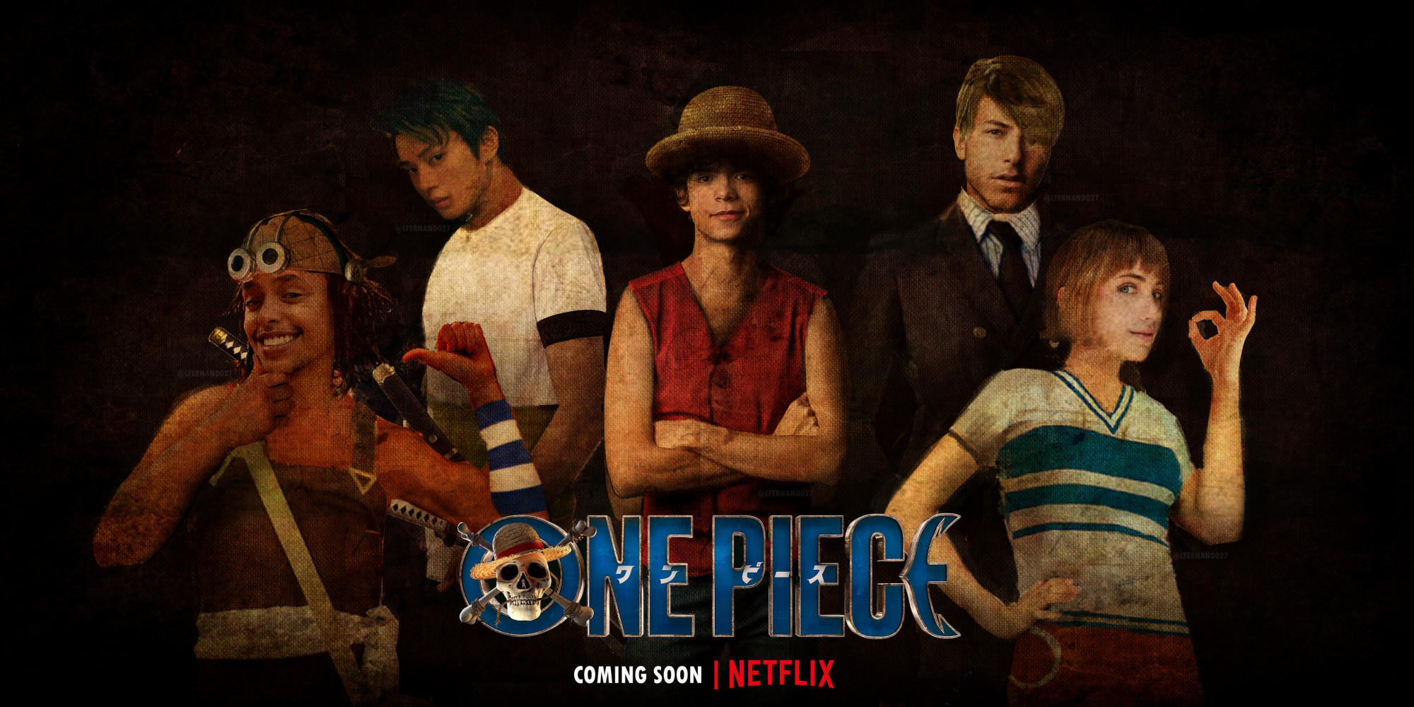 One Piece Live Action The Great God Helped The Actor To Take A fixed 