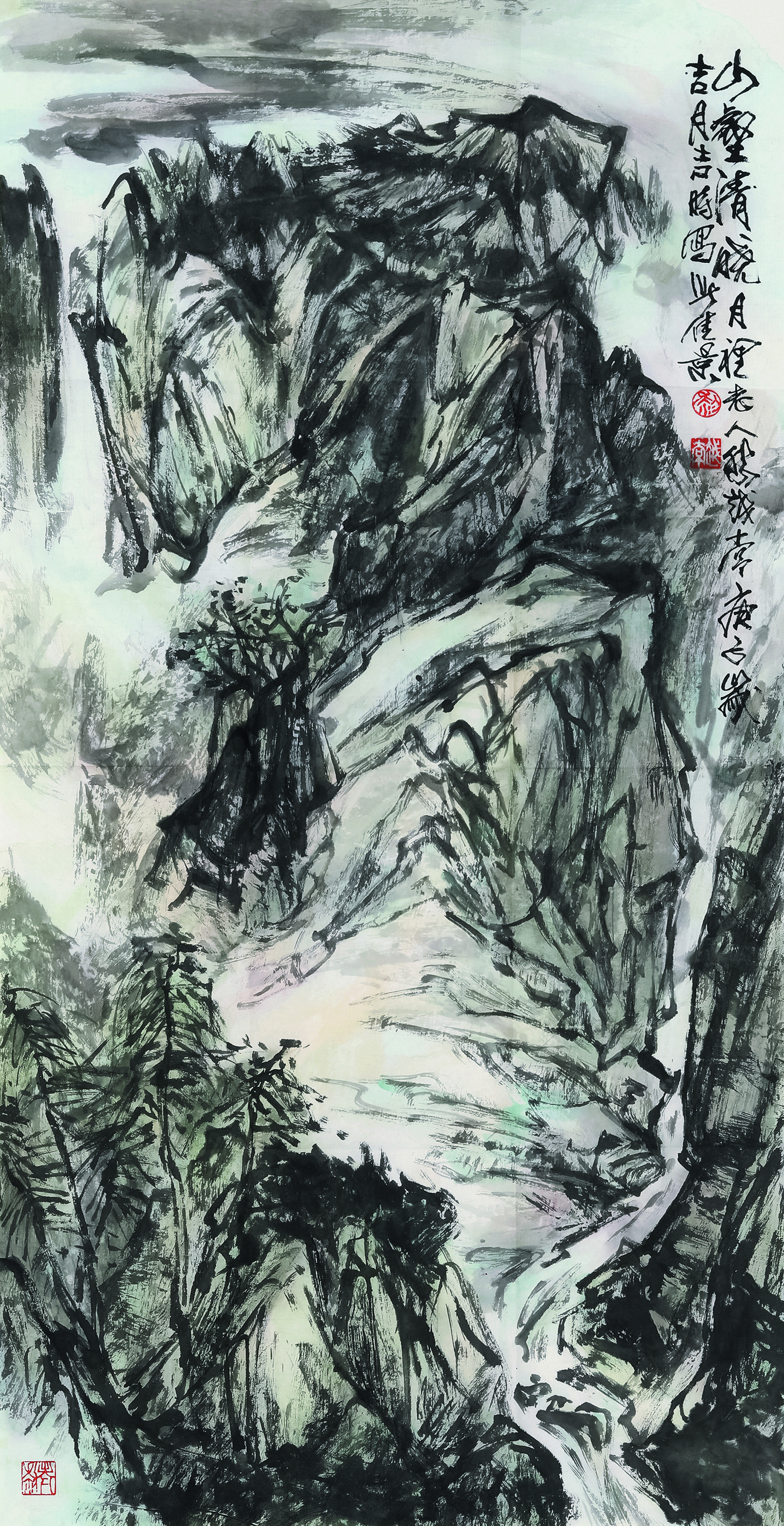 黎越常先生《山壑清晓》在2020年北京翰海秋季拍卖会成功拍出