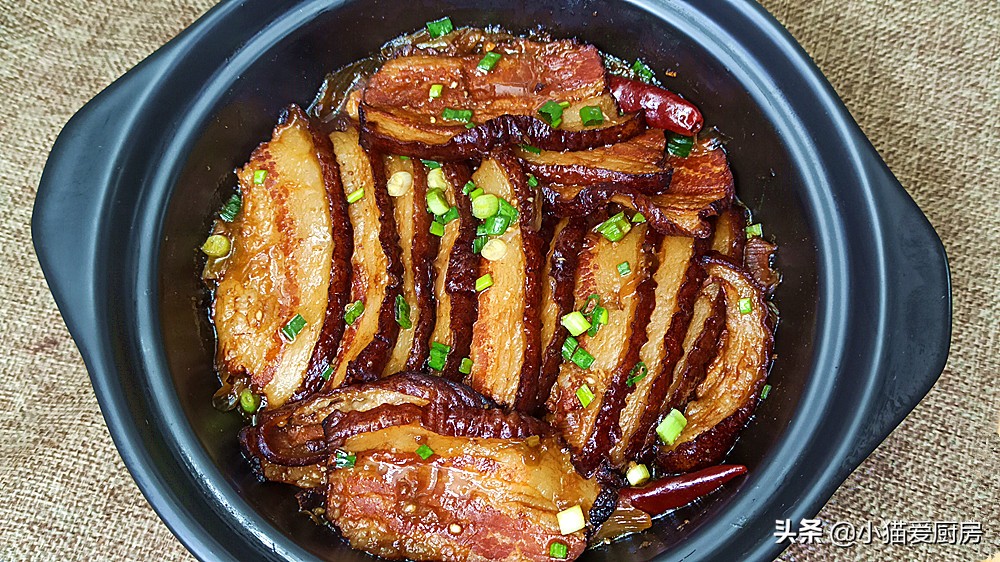 教你把子肉的家常做法，肥而不膩，醇香入味，在家也能做出飯店味