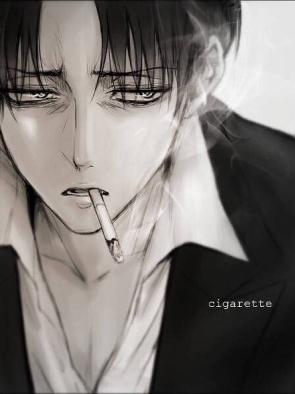 真心觉得男生抽烟的动作，很性感很帅气｜抽烟动漫个性手绘男头