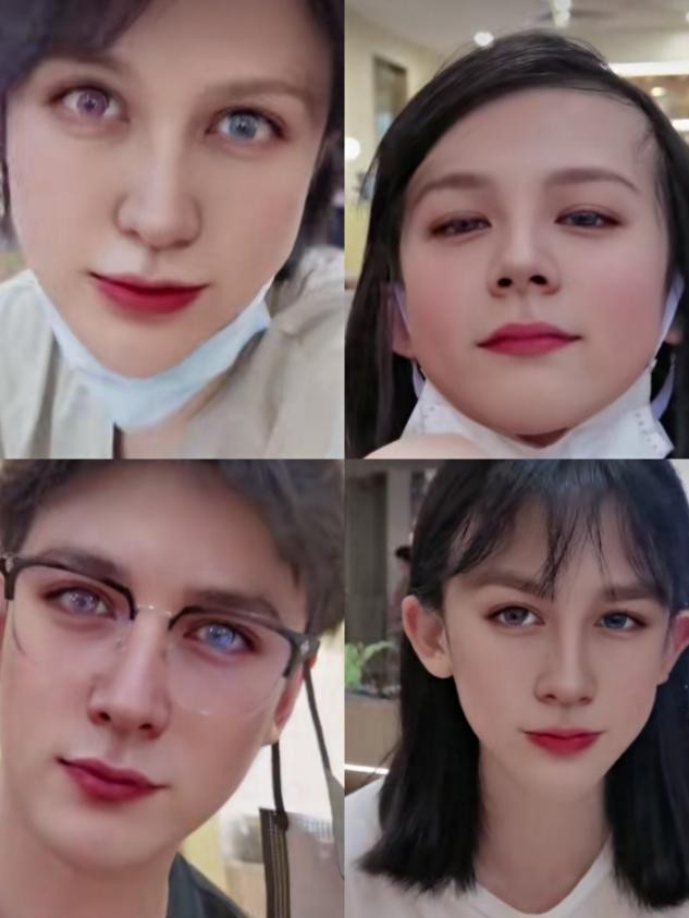 陆毅晒全家近照，鲍蕾带俩女儿出镜，一家四口共用一张脸？