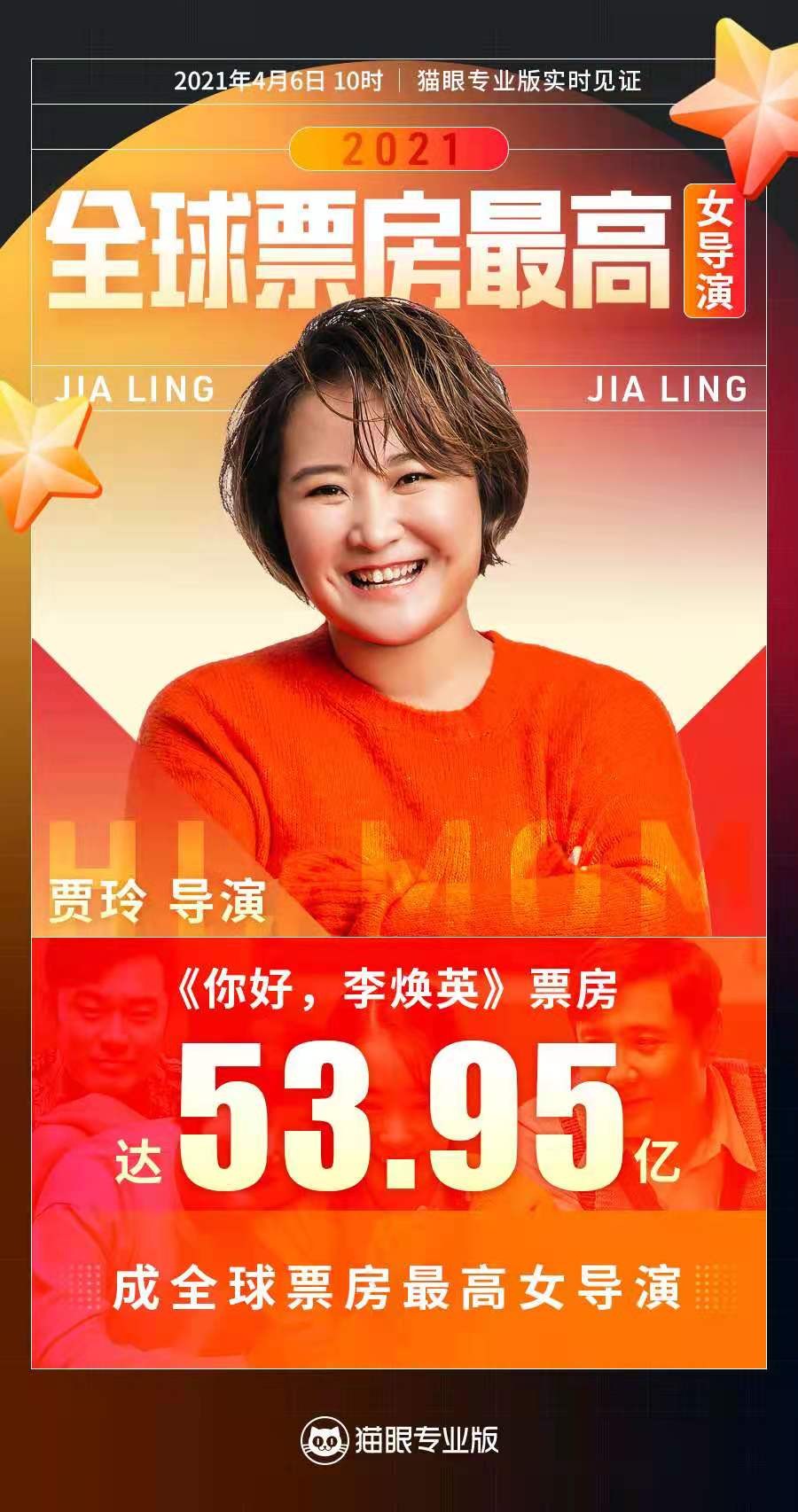 Gu Ling as club for amateur performers of Beijing opera into the whole world top female director, hello Li Huanying 5.395 billion, 