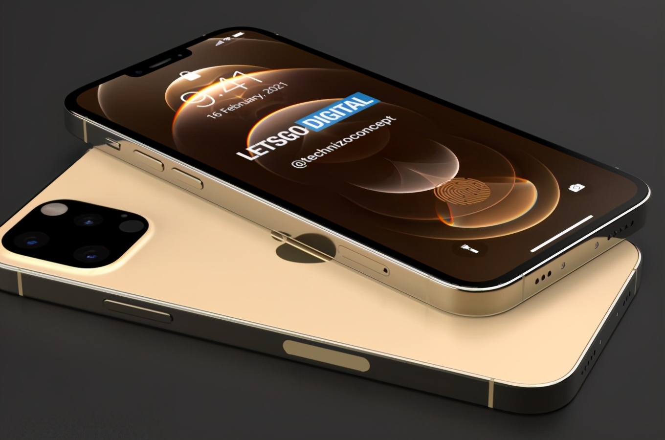 来源于外网的疑似iPhone 13 Pro的新渲染图