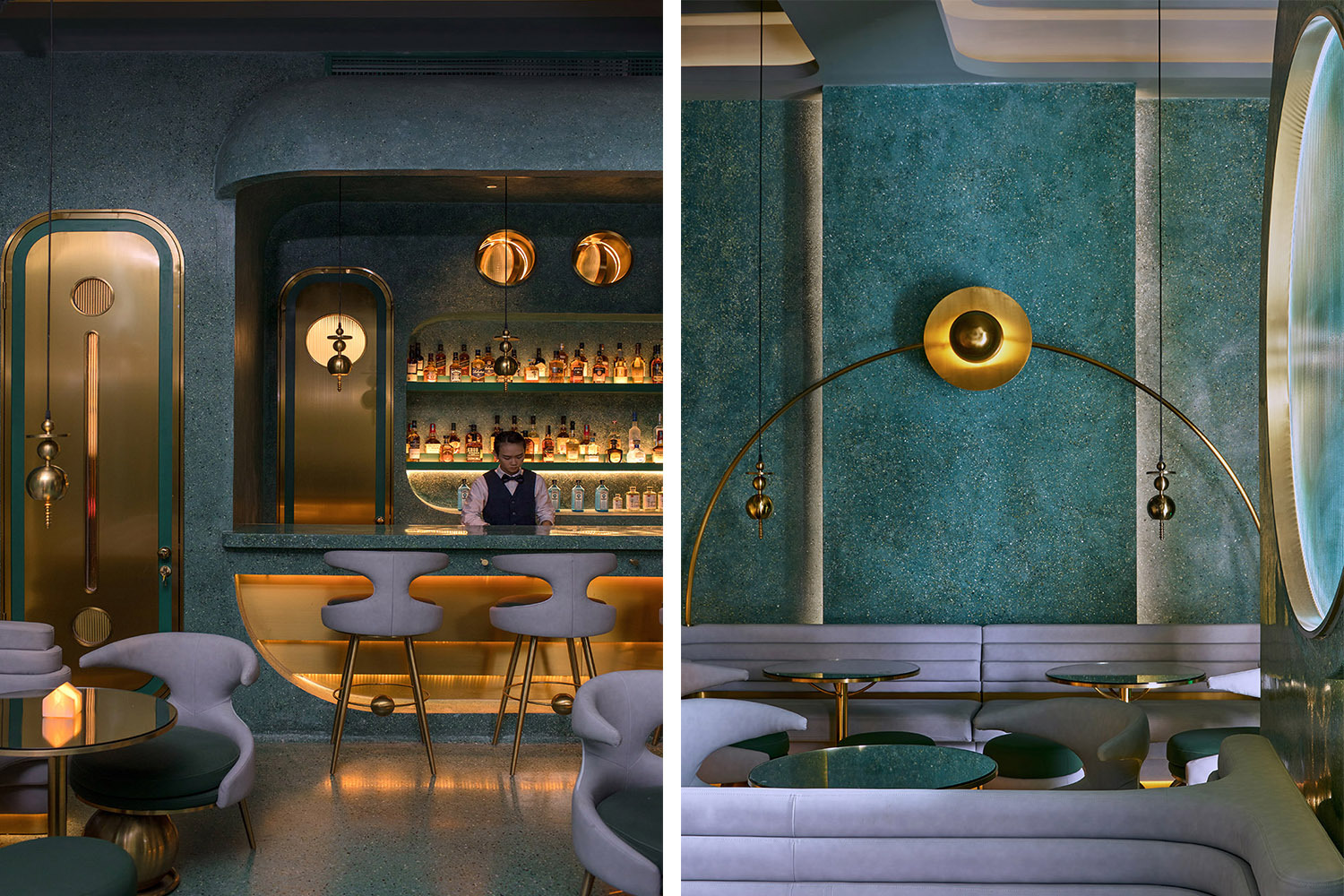 大富翁酒吧設計，現實與虛擬的呈現，演繹超視覺空間