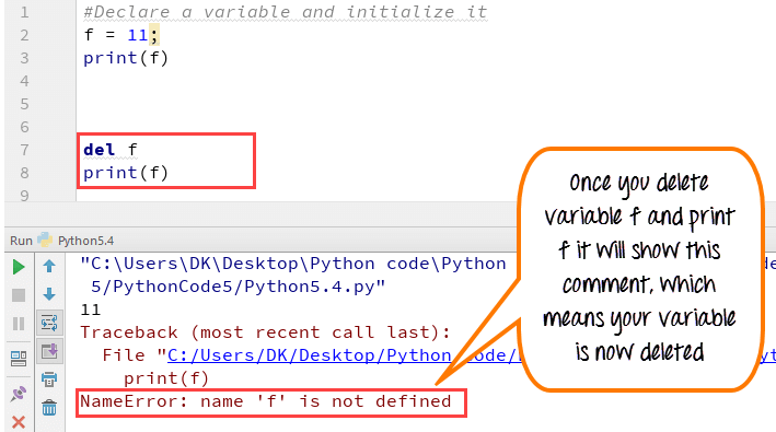 DAY1-step4 Python变量：声明，连接变量，全局和局部