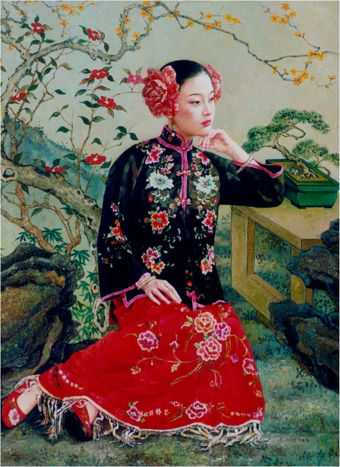 华丽而平淡，繁复而素净——著名画家「王俊英」油画作品欣赏
