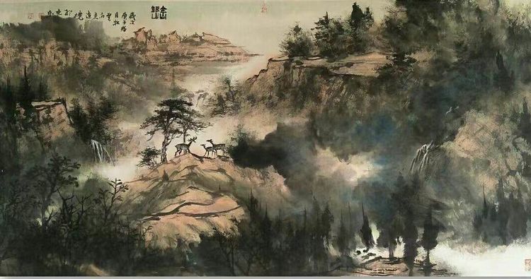 画家严永明一一神工意匠 醉墨淋漓作品赏析