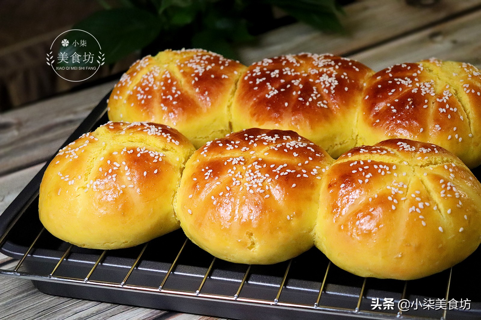圖片[1]-南瓜里打2個雞蛋 不用蒸 不用烙 簡單一做 比面包還好吃-起舞食譜網
