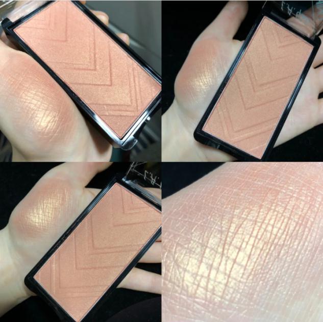 A cheap blush that even slum girls can afford. The complexion looks