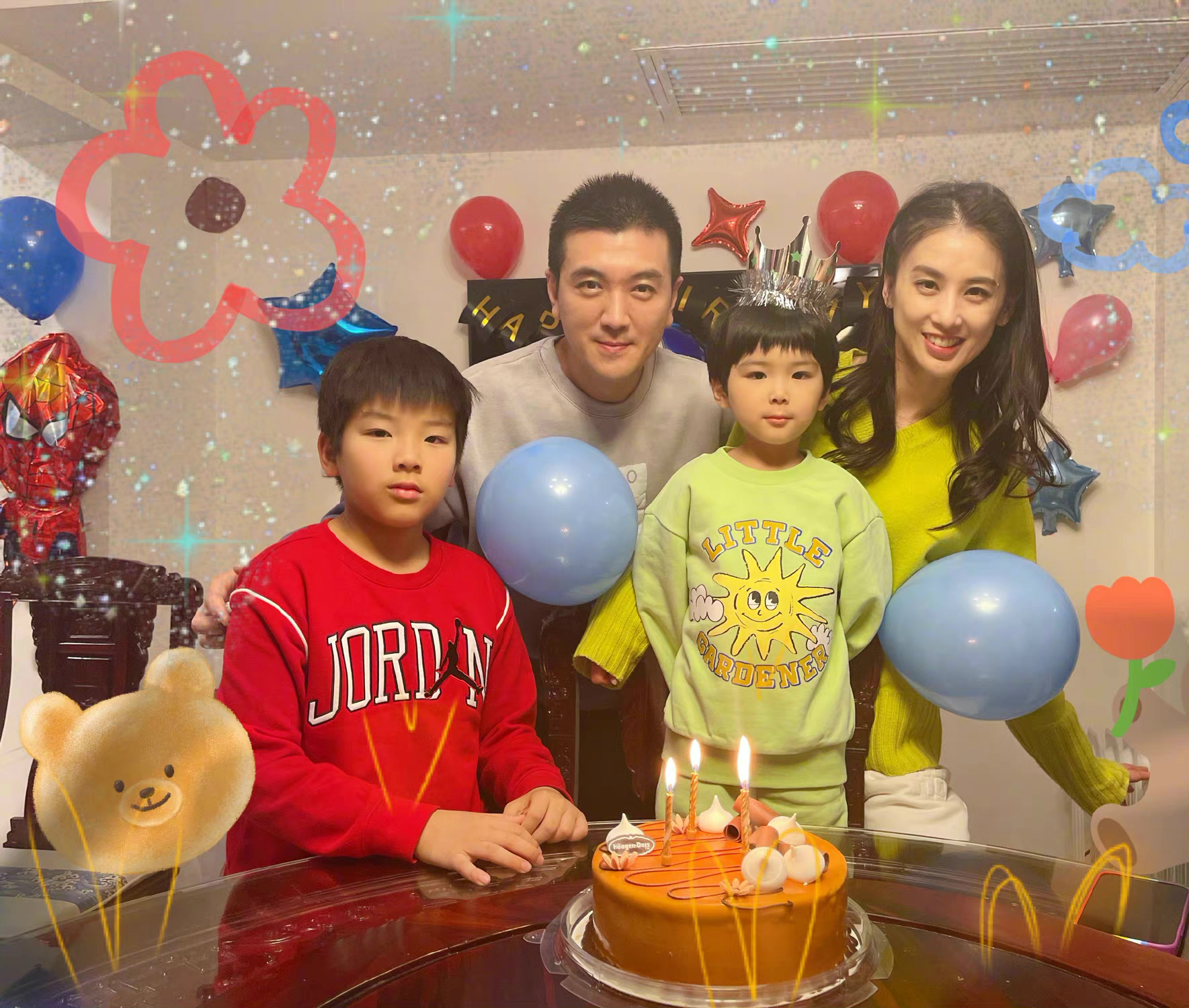 8組明星家庭齊團圓：章子怡好媽媽，鄧超秀恩愛，劉濤為何被羨慕