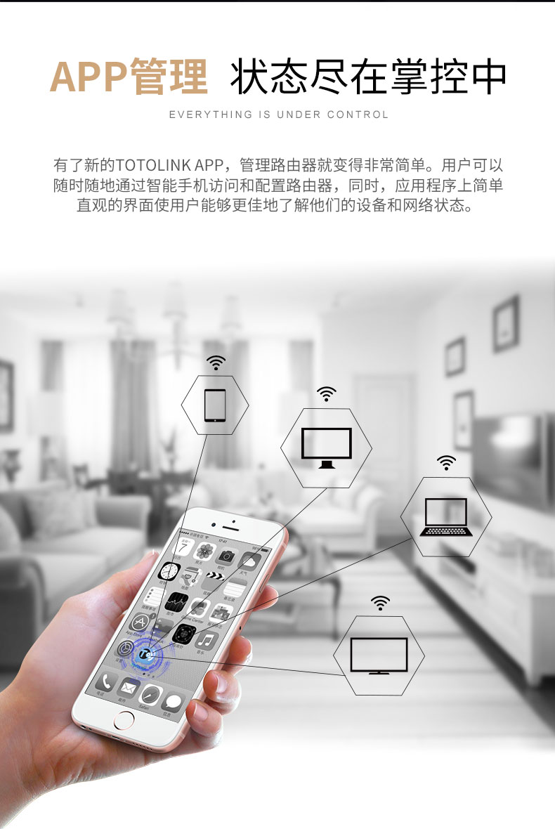 TOTOLINK T6专为智能家居WiFi系统而生