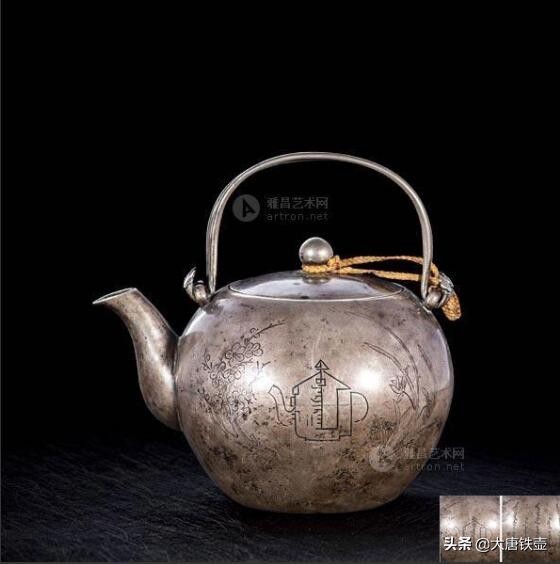 中国最贵银壶拍卖TOP10：竟然有九把是日本银壶