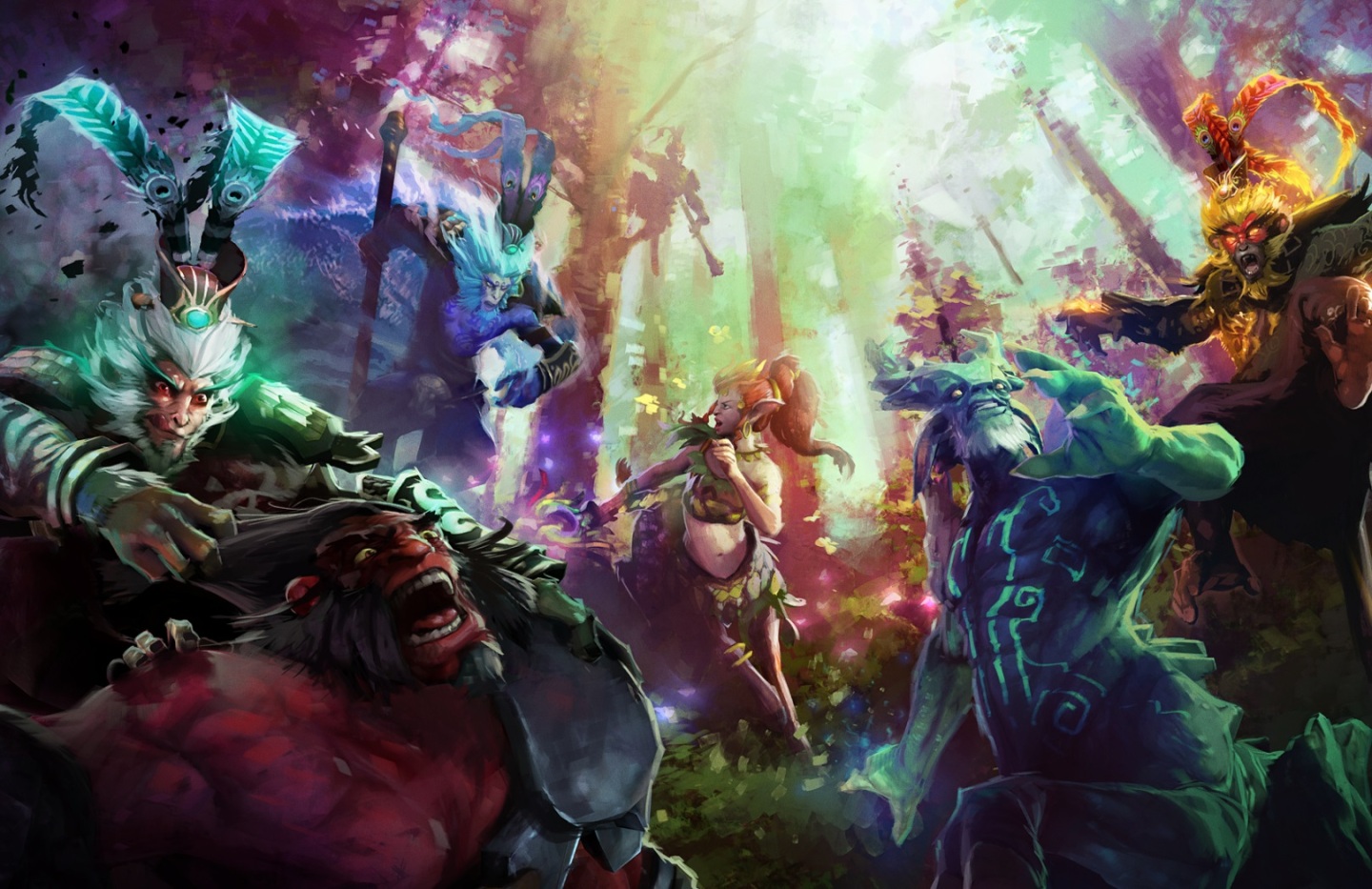 DOTA2饰品穿搭推荐——擎天大圣与伏魔行者