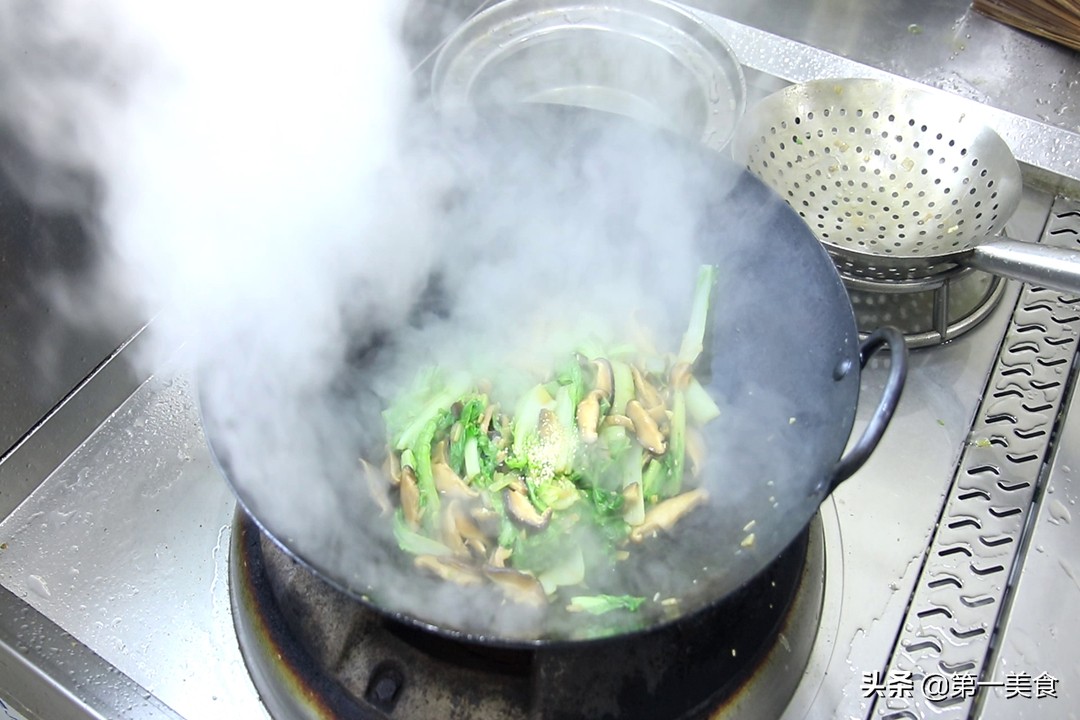 圖片[8]-香菇小白菜做法步驟圖 鮮香營養還下飯-起舞食譜網