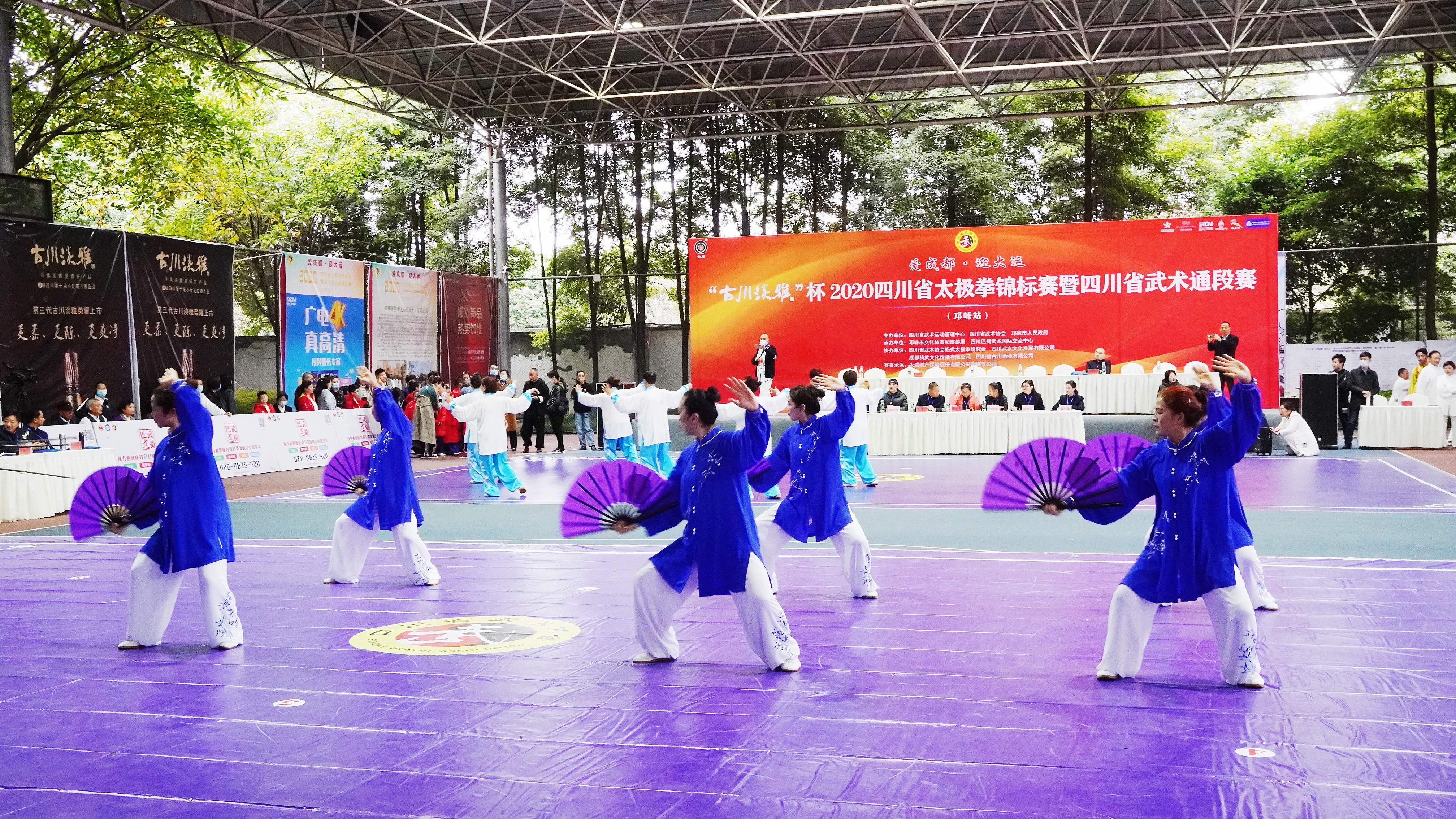 2020四川省太极拳锦标赛暨四川省武术通段赛顺利举行