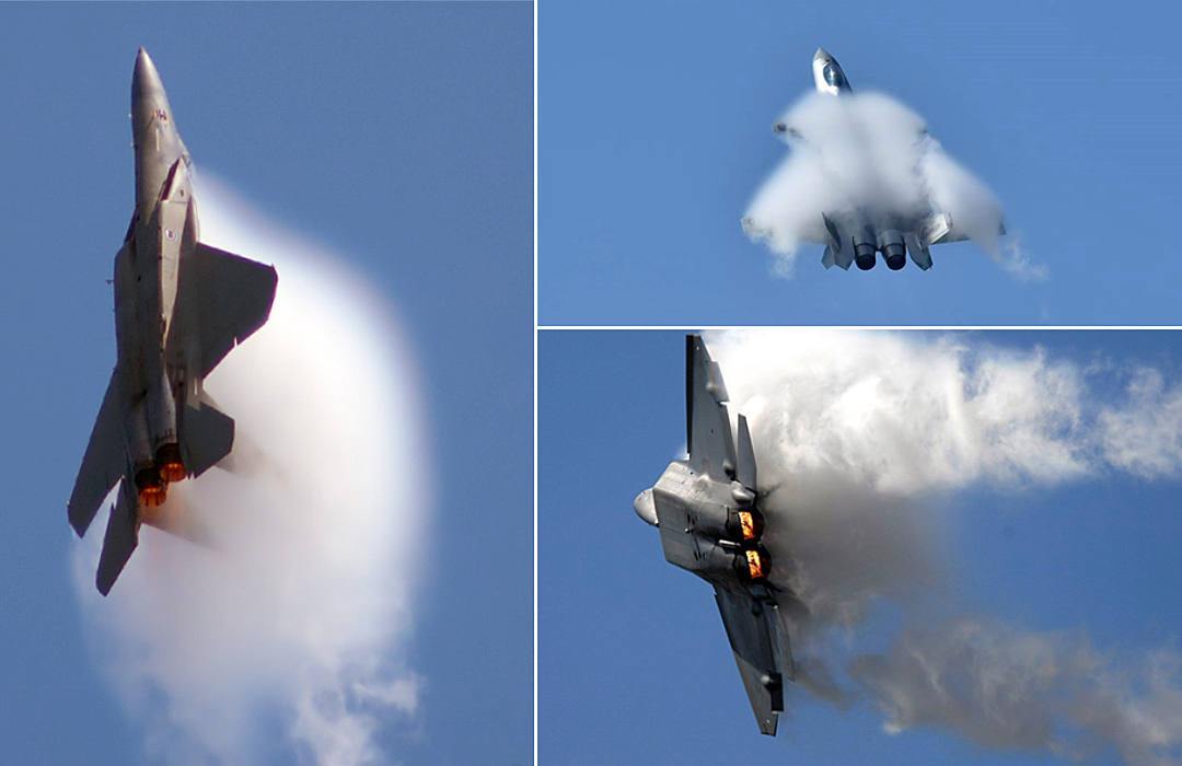 歼20飞不出音爆云，表明它不能超音速，不如美国