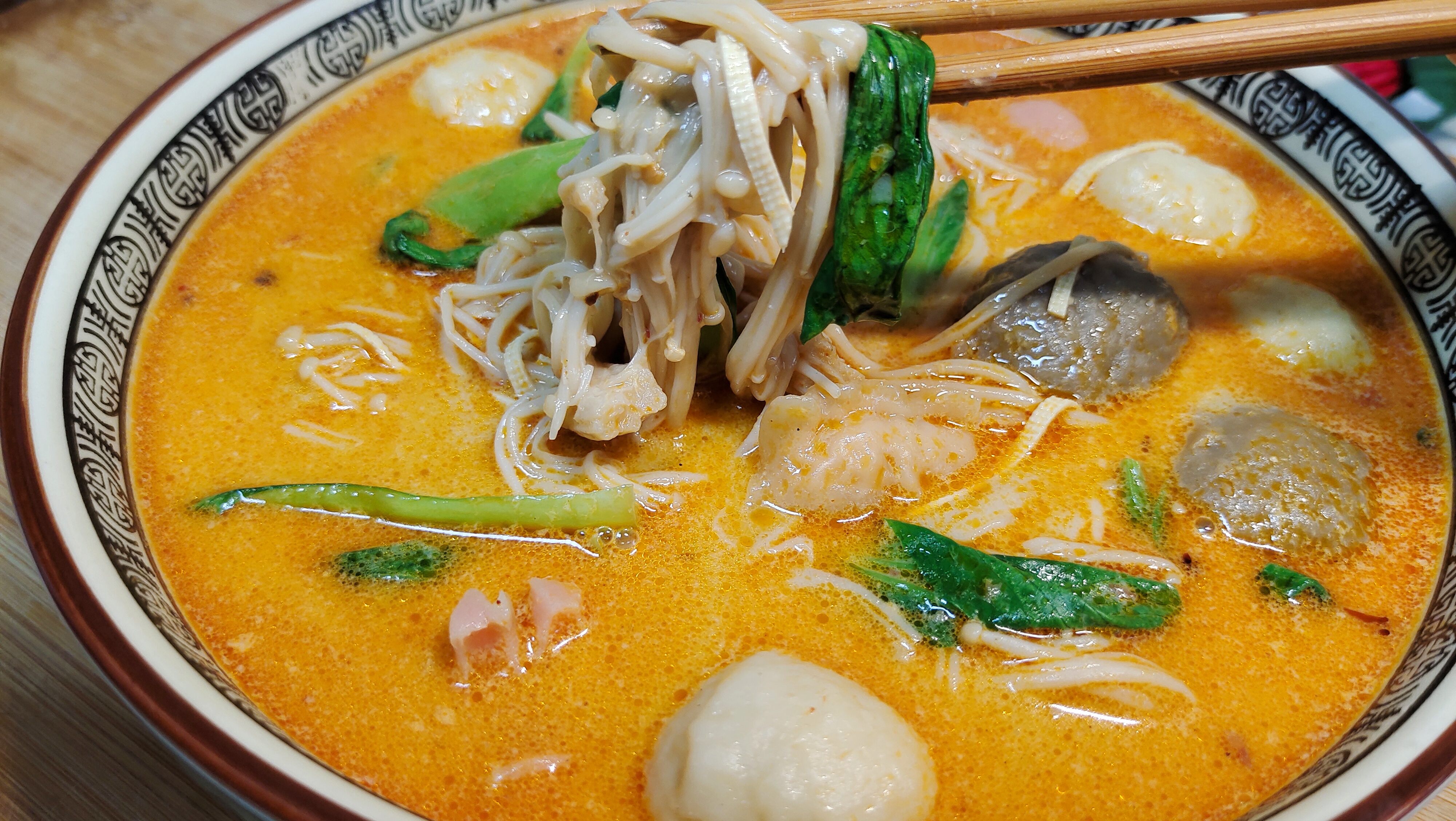 You don’t need to buy mala tang and eat it. The chef teaches you to make it yourself.