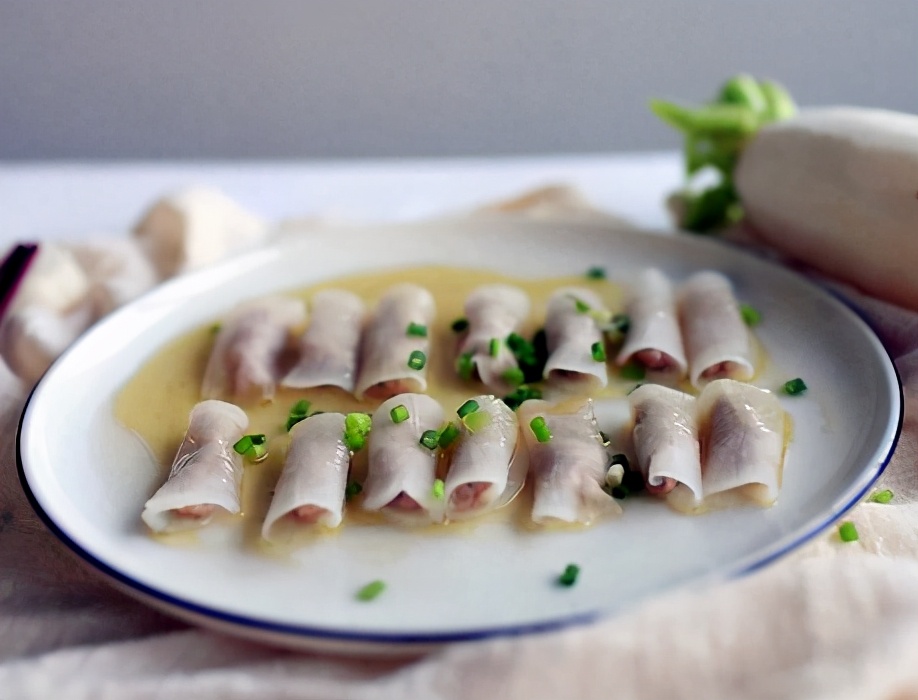 图片[6]-清蒸萝卜肉卷的做法步骤图 切片一蒸味道好-起舞食谱网