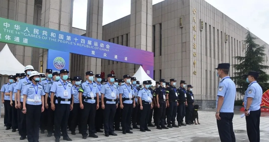 合陽公安全力以赴護航“十四運”