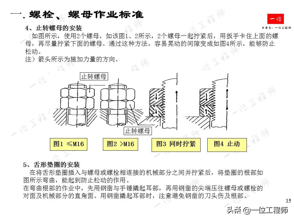 常用紧固件的安装与拆卸，螺栓、螺母和螺钉的标准，一文全面介绍