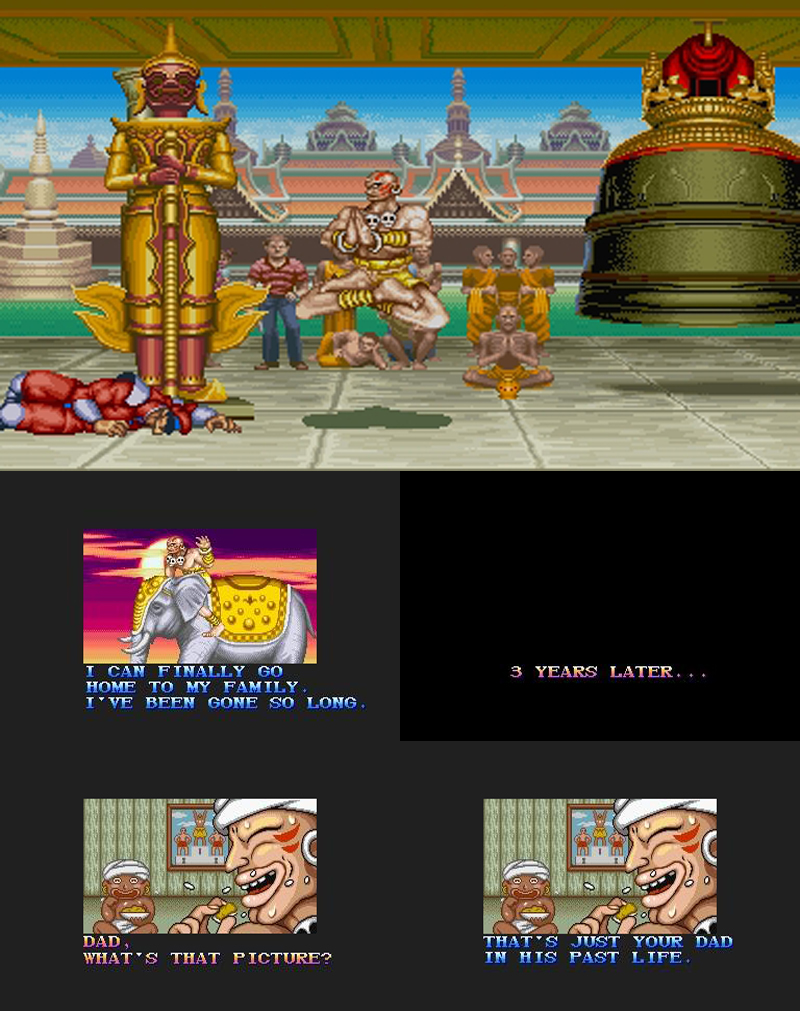 經(jīng)典街機(jī)《街頭霸王2》幾十年沒(méi)鬧明白，結(jié)局到底幾個(gè)意思