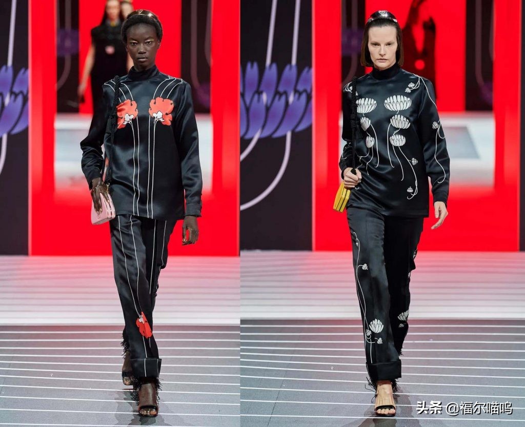 PRADA2020秋冬女装，极致色彩彼此碰撞，赋予超现实感