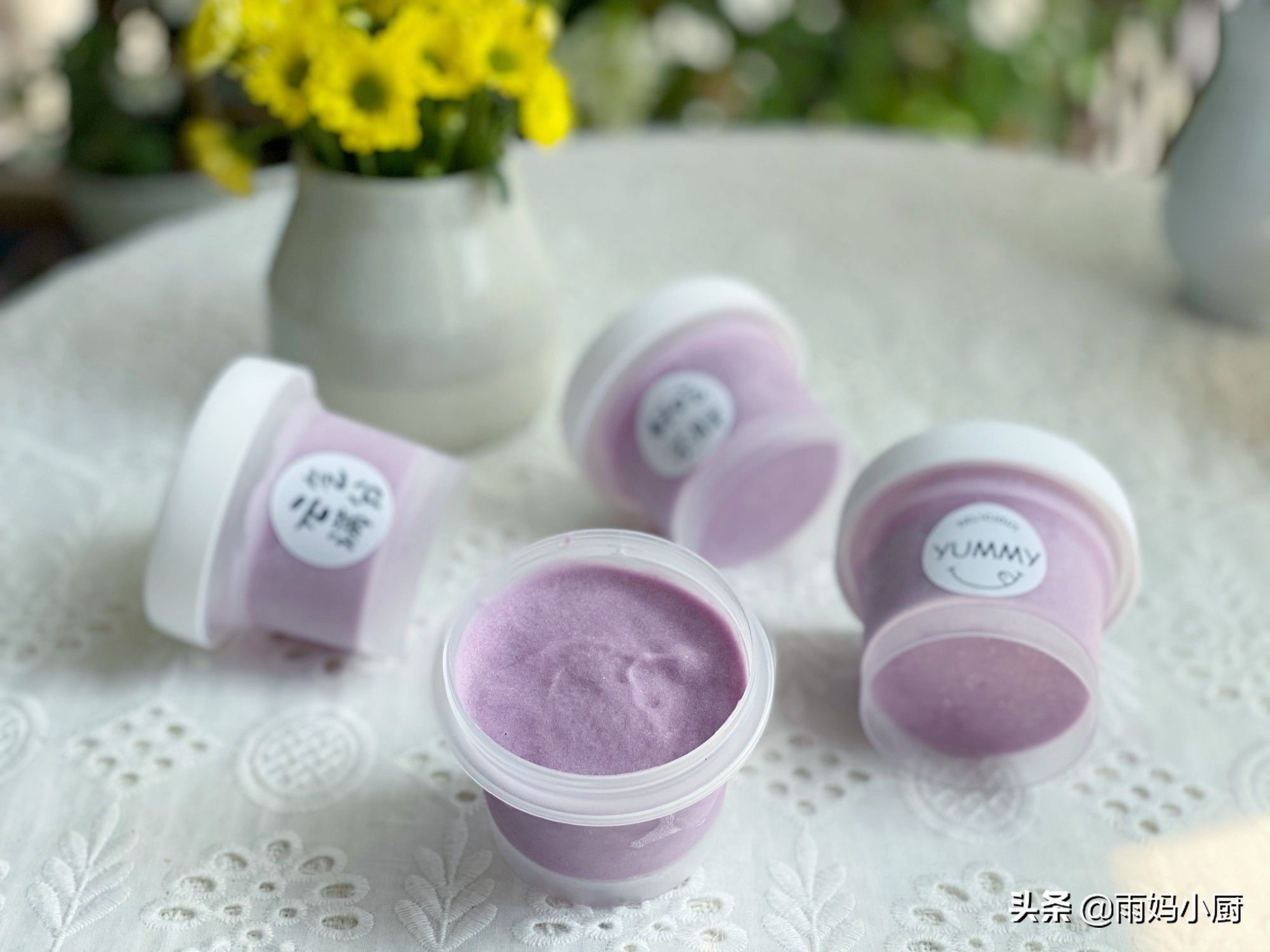 紫薯除了煮粥，還能做冰淇淋，香濃順滑健康又實惠，孩子吃得放心