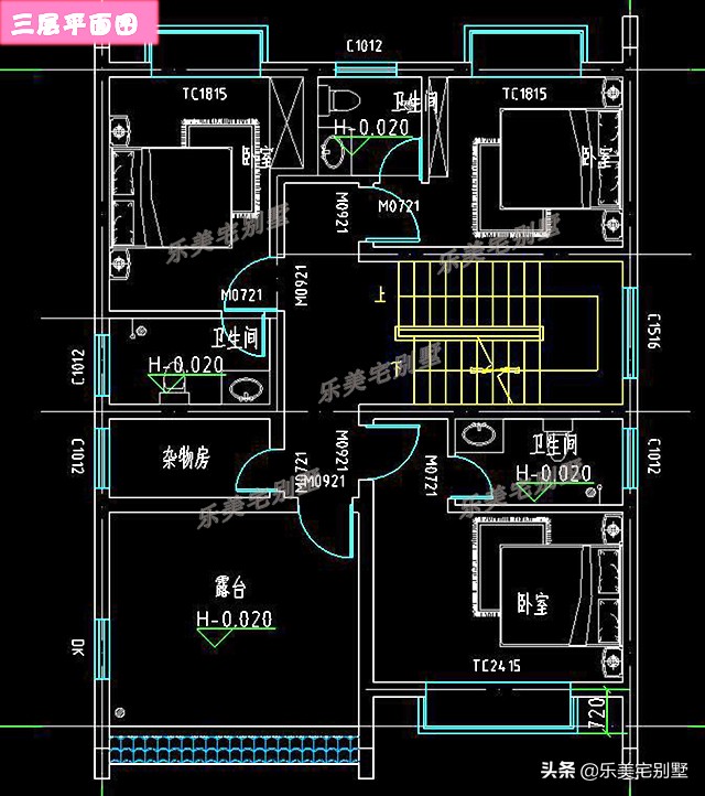 7款農村三層自建房別墅佔地約90平米實用經濟