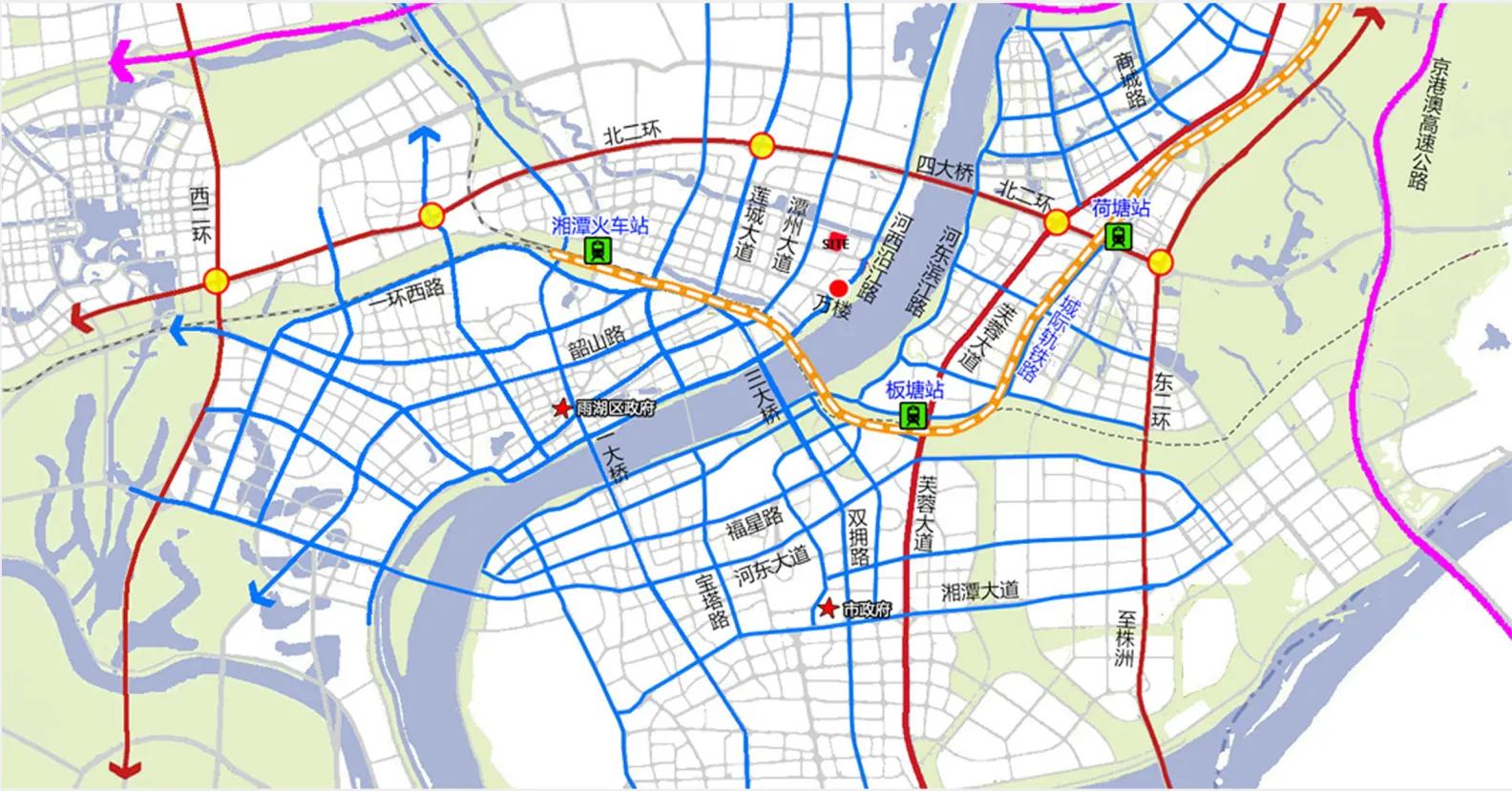 湘潭万楼片区重磅推介地块：20分钟抵长株两市