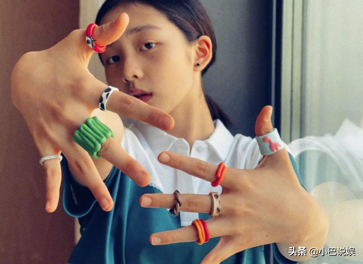 Sun Li shared a ring made by Duoduo herself, and her daughter wore ...