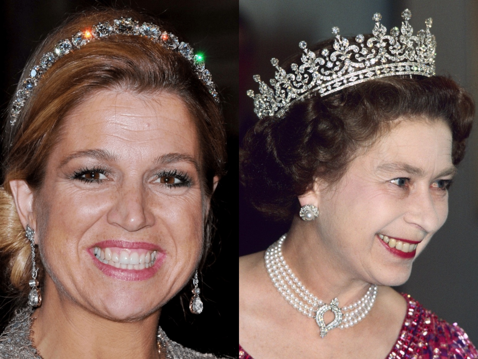 Royal jewels facetoface, the Queen of Holland VS the Queen of England
