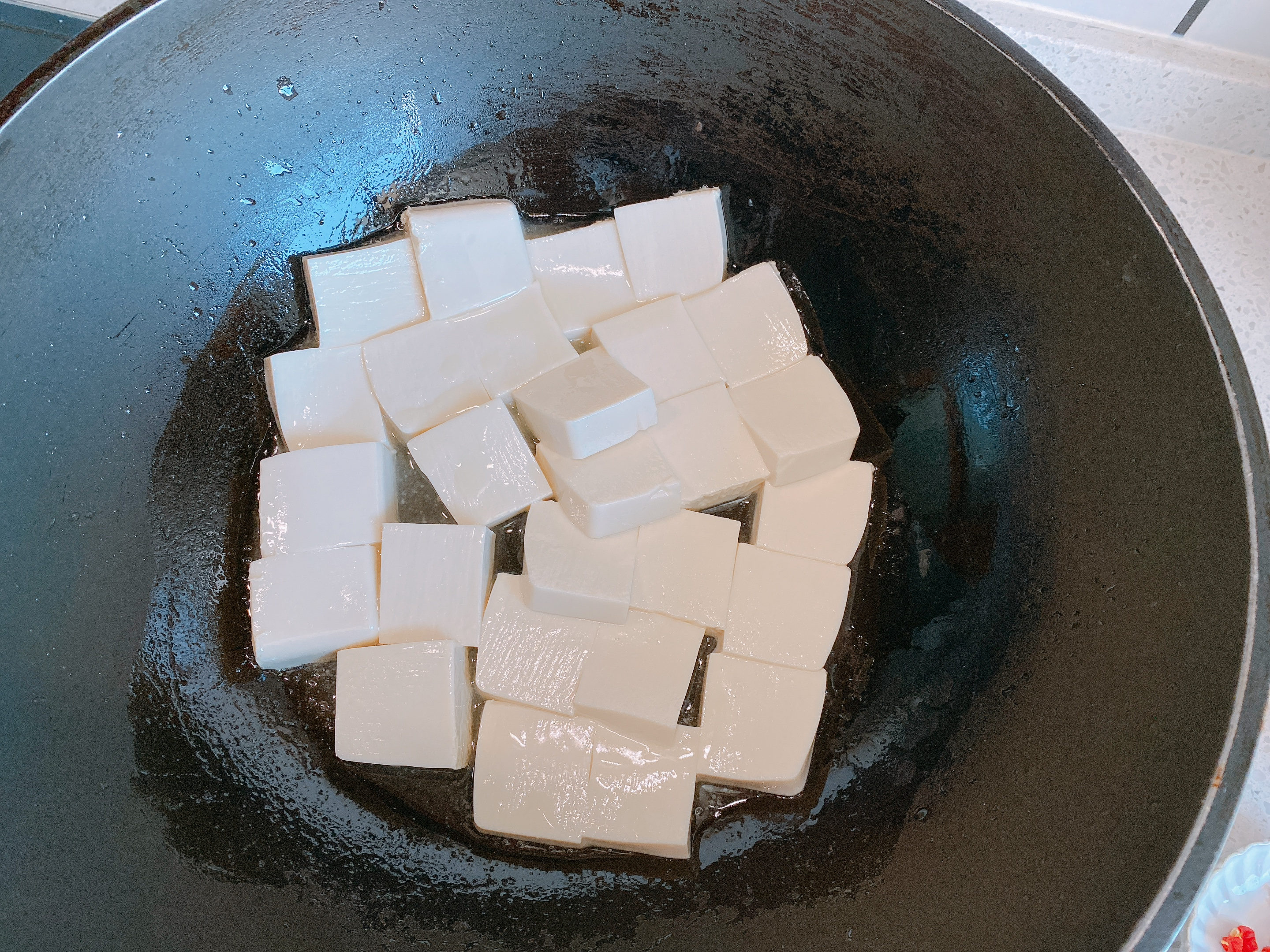 嫩豆腐最好吃的做法，经济实惠，简单2步，鲜香滑嫩拌饭真的绝了