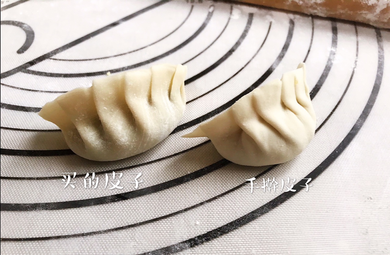 孩子馋嘴想吃煎饺，自己在家做，外脆里嫩，真好吃