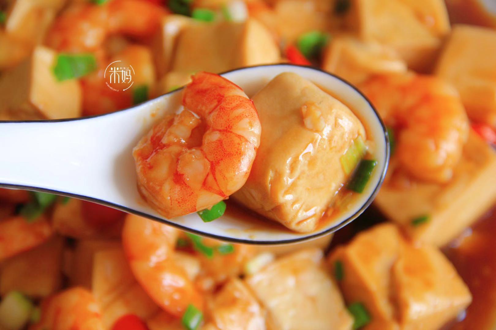 图片[3]-豆腐炒虾仁做法步骤图 营养全面易消化味道鲜美做法简单-起舞食谱网
