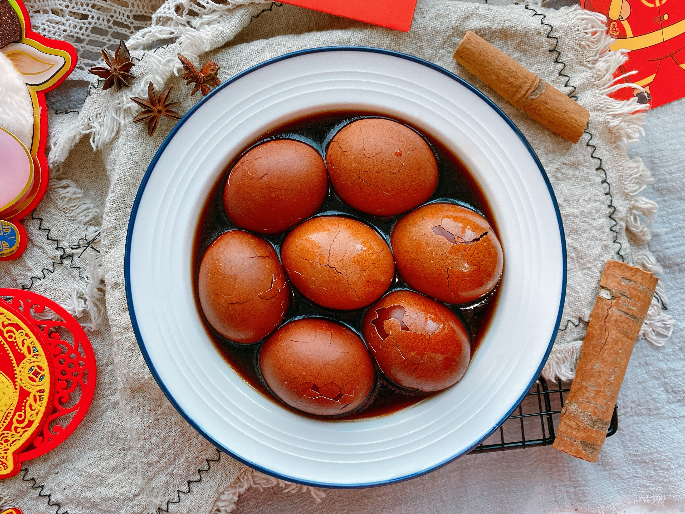 春節待客必備的五香茶葉蛋，想要鹹香入味，30年老配方分享給你