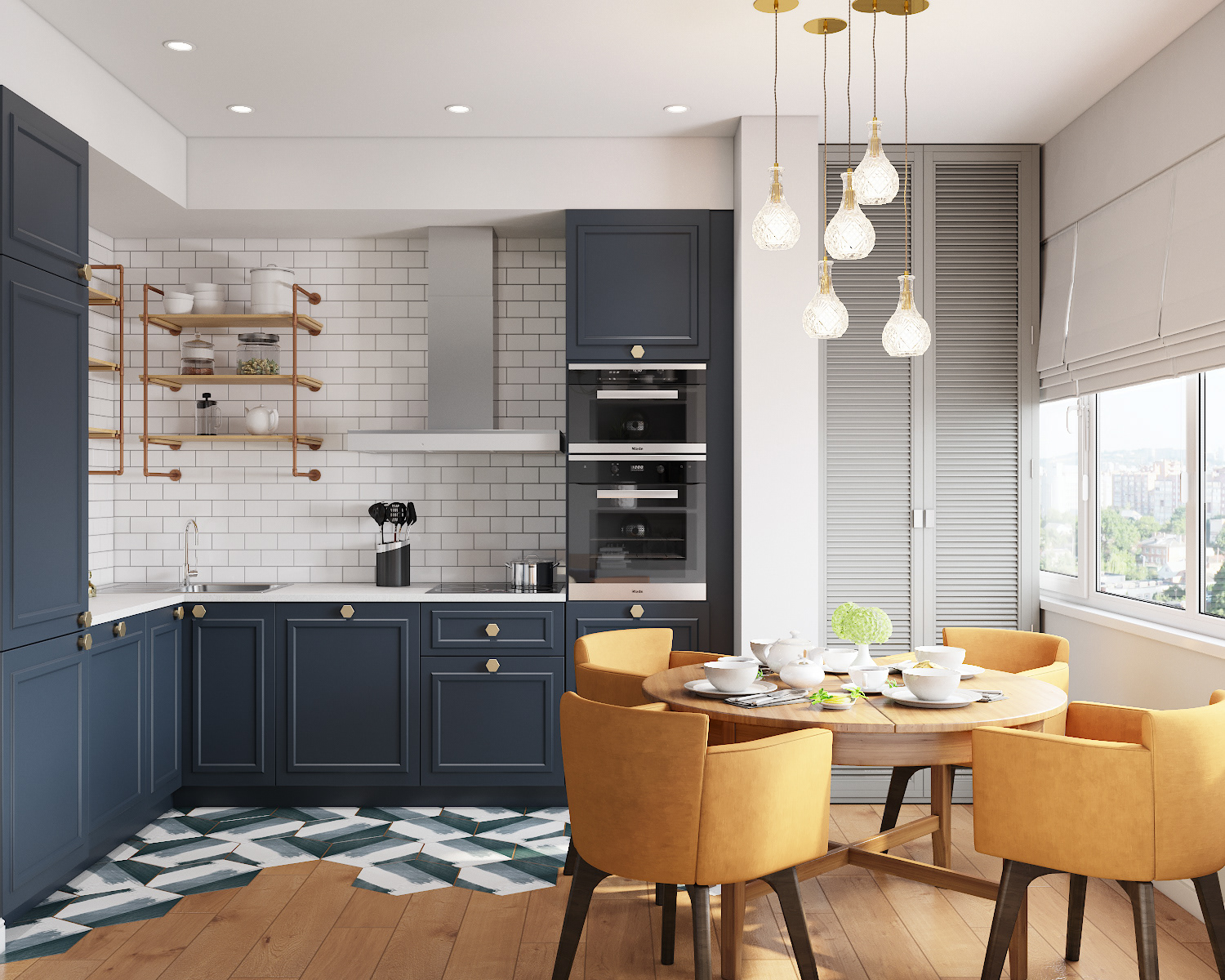 厨房好不好看关键看橱柜颜色20款好看到爆的北欧风橱柜get好