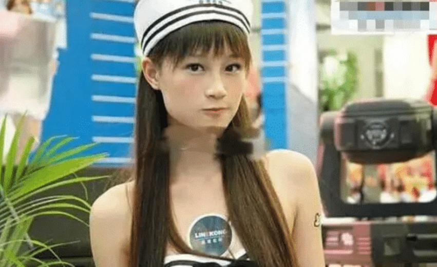 蓝盈莹早年的照片曝光，在那个没有滤镜的年代