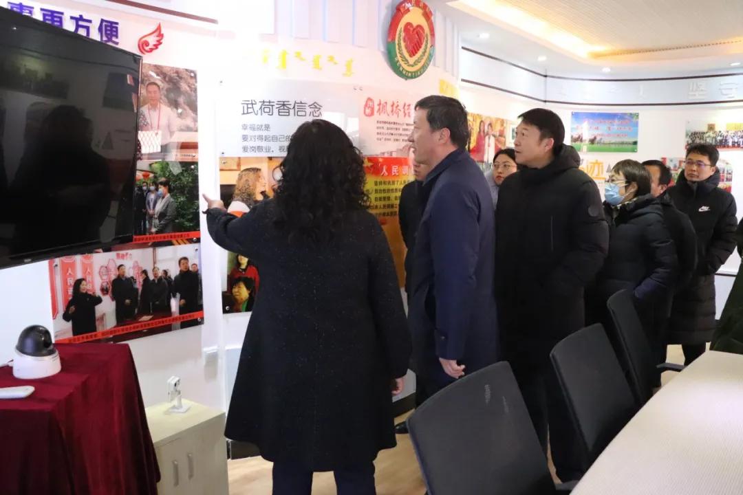 亢永强一行实地督导调研社区工作