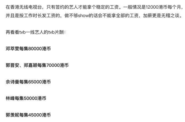 TVB现状有多惨，600位艺人失业领救济金，佘诗曼演出1万6