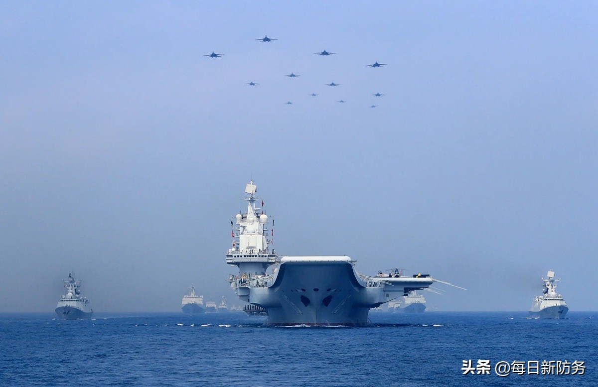 日本或插手兩岸問題，遼寧艦隊折回台海訓練，10架軍機配合行動