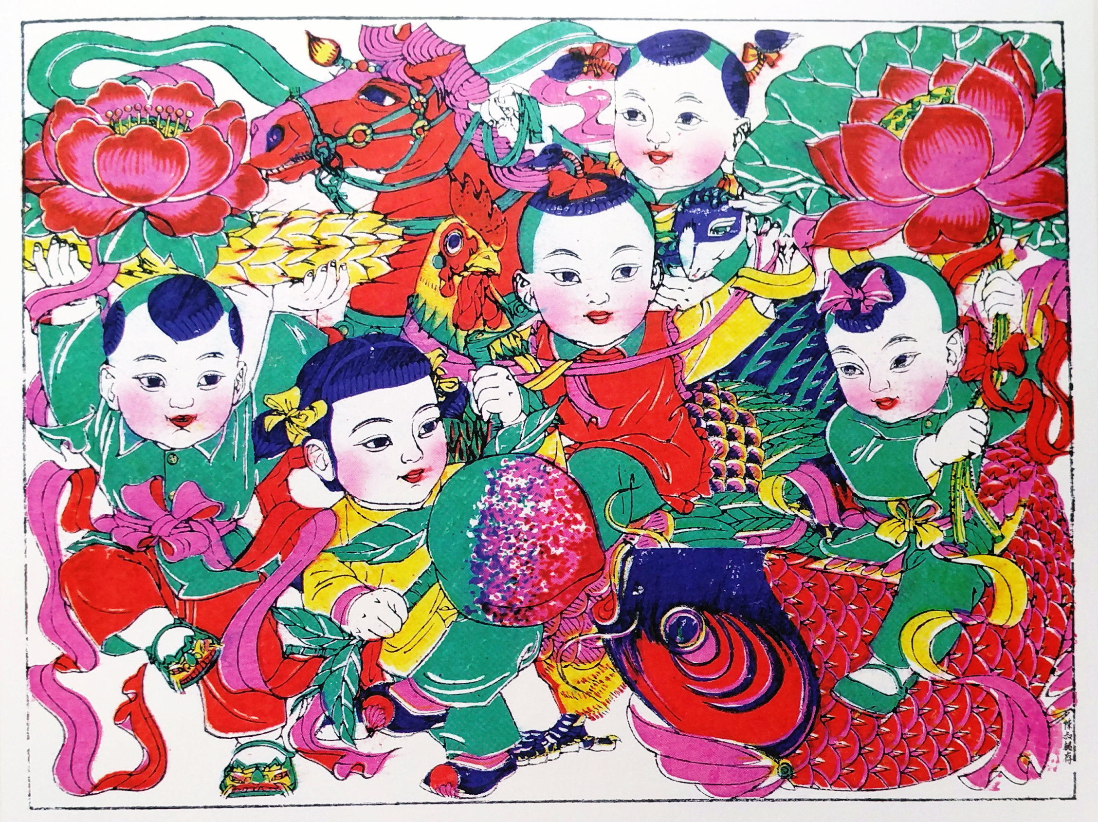 潍坊杨家埠传统年画欣赏，张张精品
