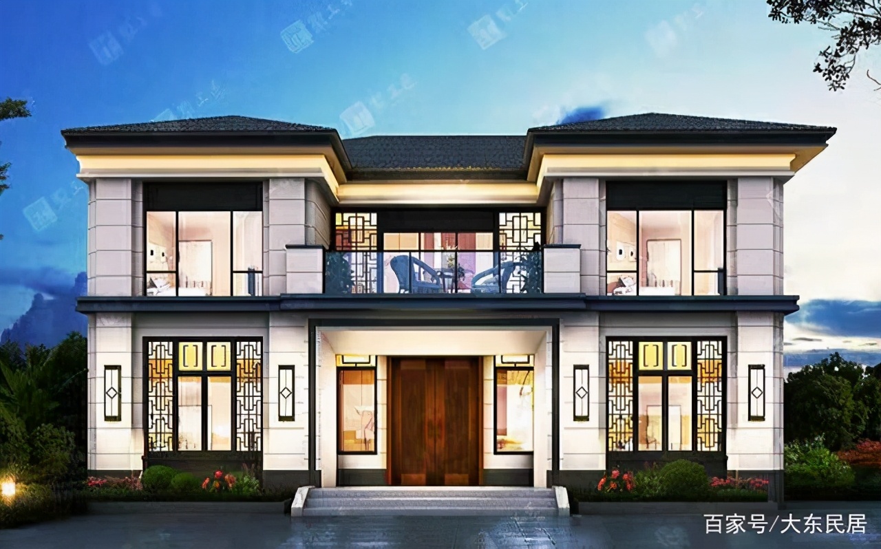 Two-story new Chinese villa residence, 410,000 to take home - iNEWS