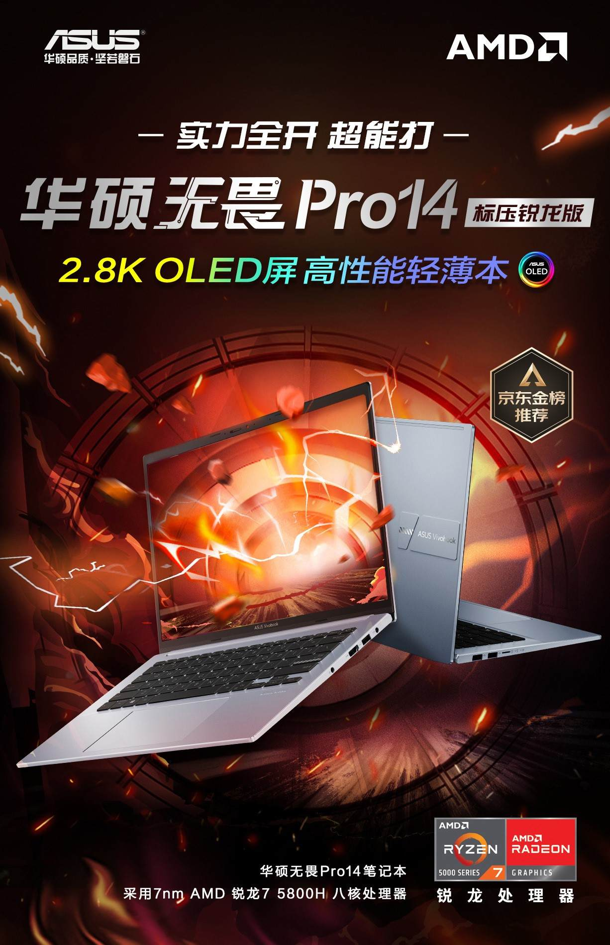 入门创意本如何选择？华硕无畏Pro14锐龙版的轻薄体验太牛